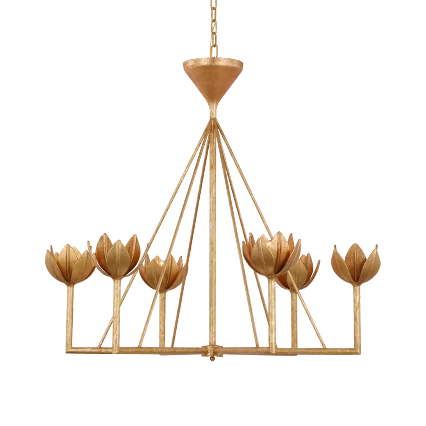 Low Ceiling Sculptural Chandelier