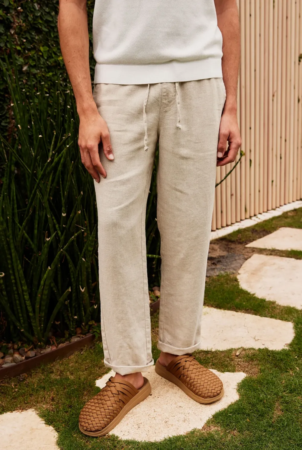 Lightweight Breathable Linen Casual Jogger Pants