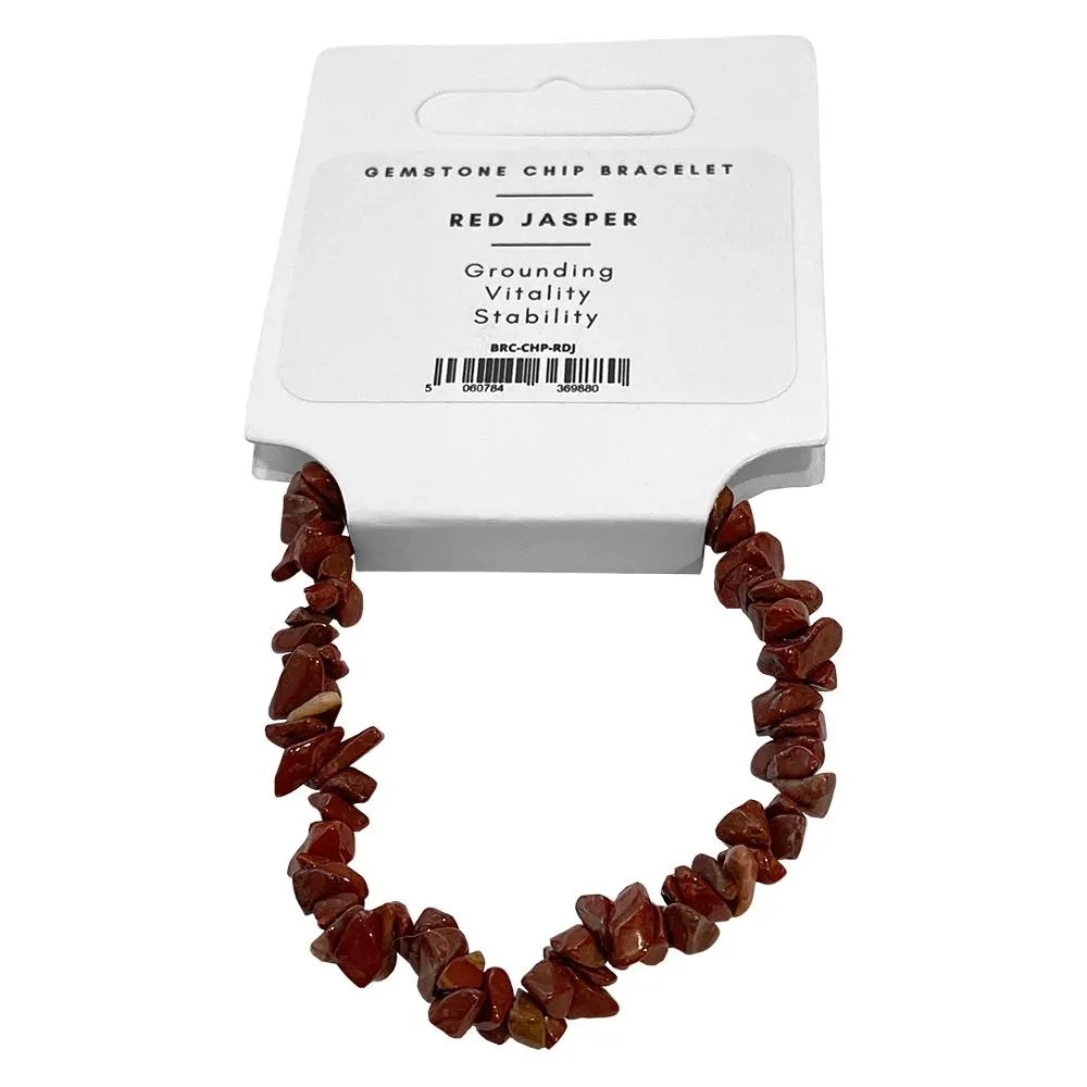 Chip-Stone Stretch Gemstone Crystal Bracelet