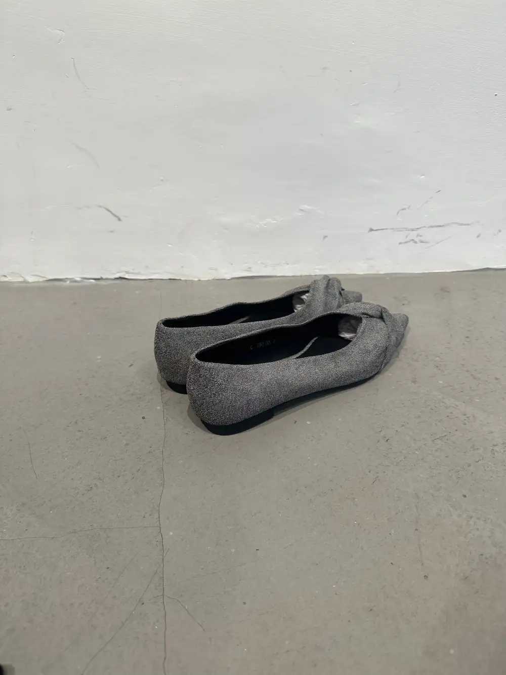 Tailored Structured Faux Leather Everyday Flats