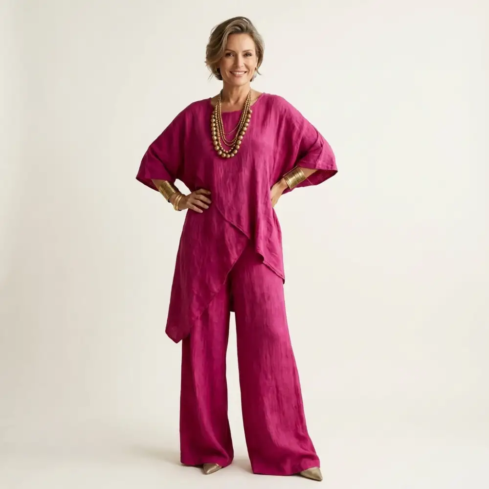 Shoyana | Asymmetric Linen Set