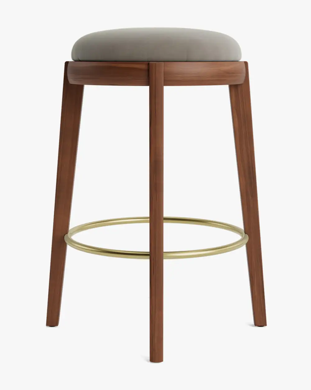 Modern Leather Counter Stool