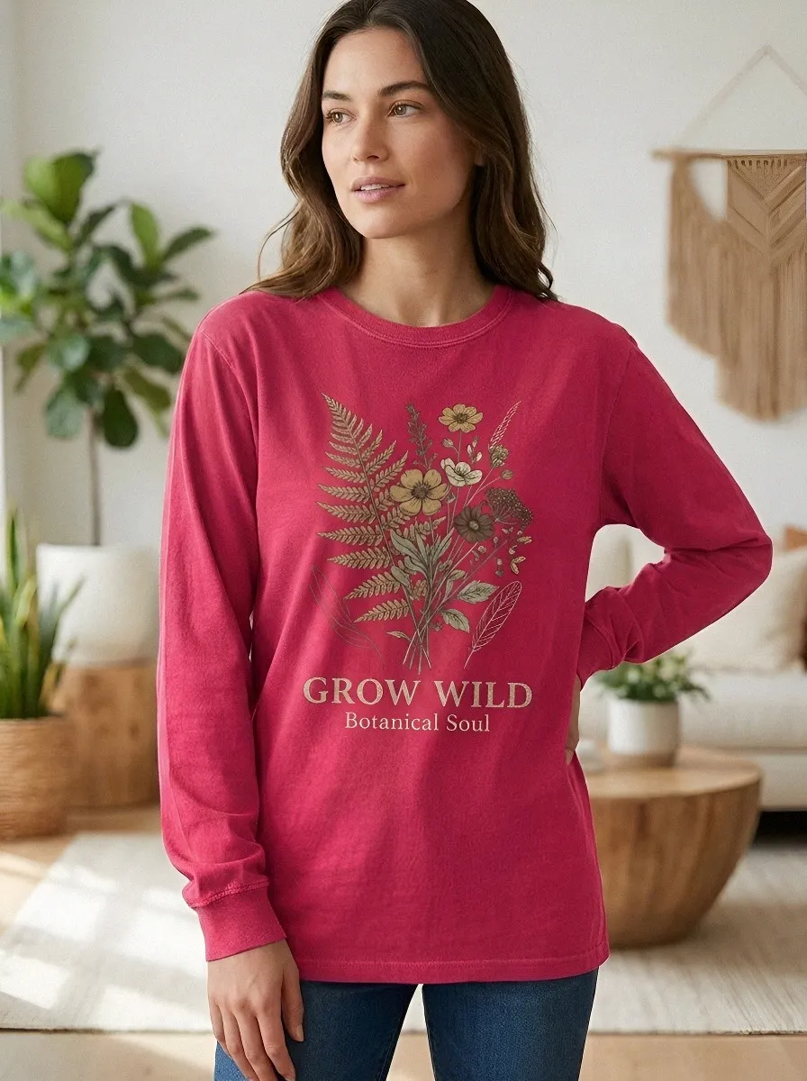 Nature Lover Grow T-Shirt Natural