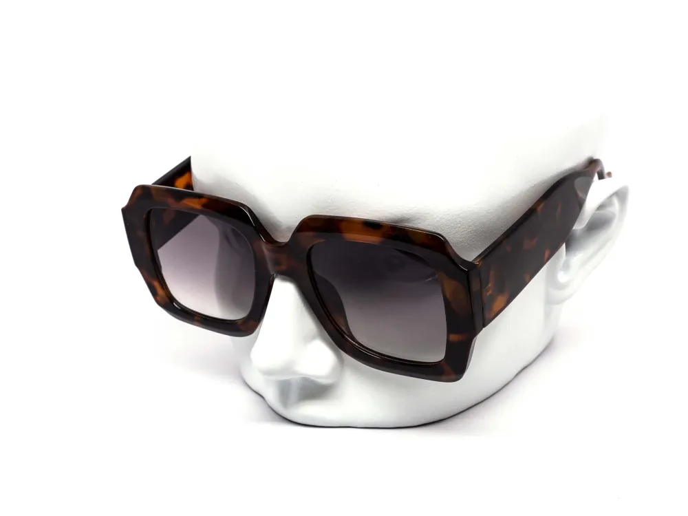 Twelve-Piece Oversized Square Assorted Daily Sunglasses