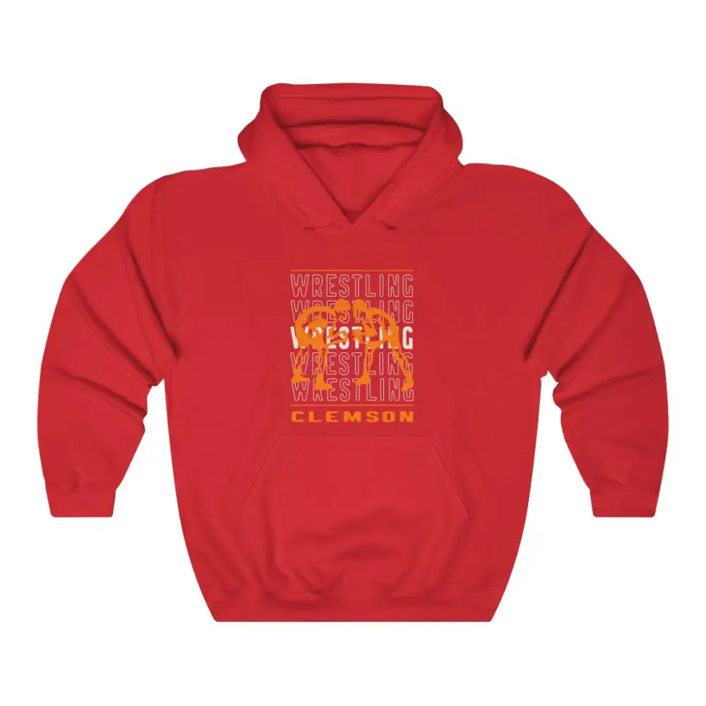 Relaxed Player Wrestling Graphic Pullover Hoodie