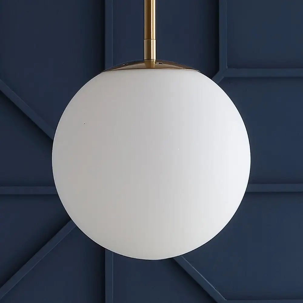 Metal/glass Globe LED Pendant