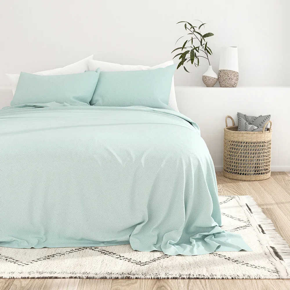 Chevron Embossed Sheet Set