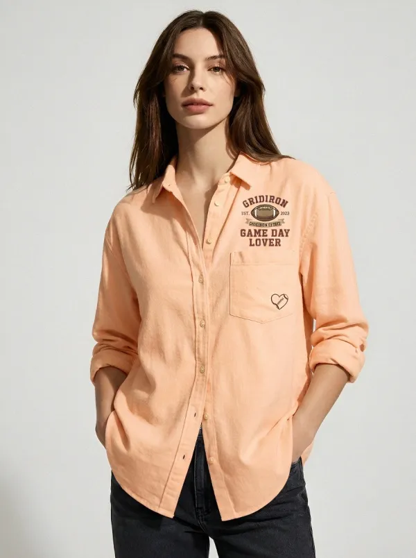 Football Graphic Casual Shirt