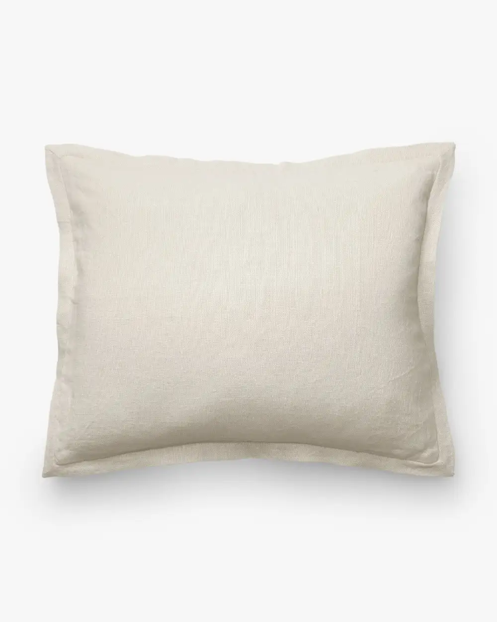 Solid-Textured Linen Pillow Cover