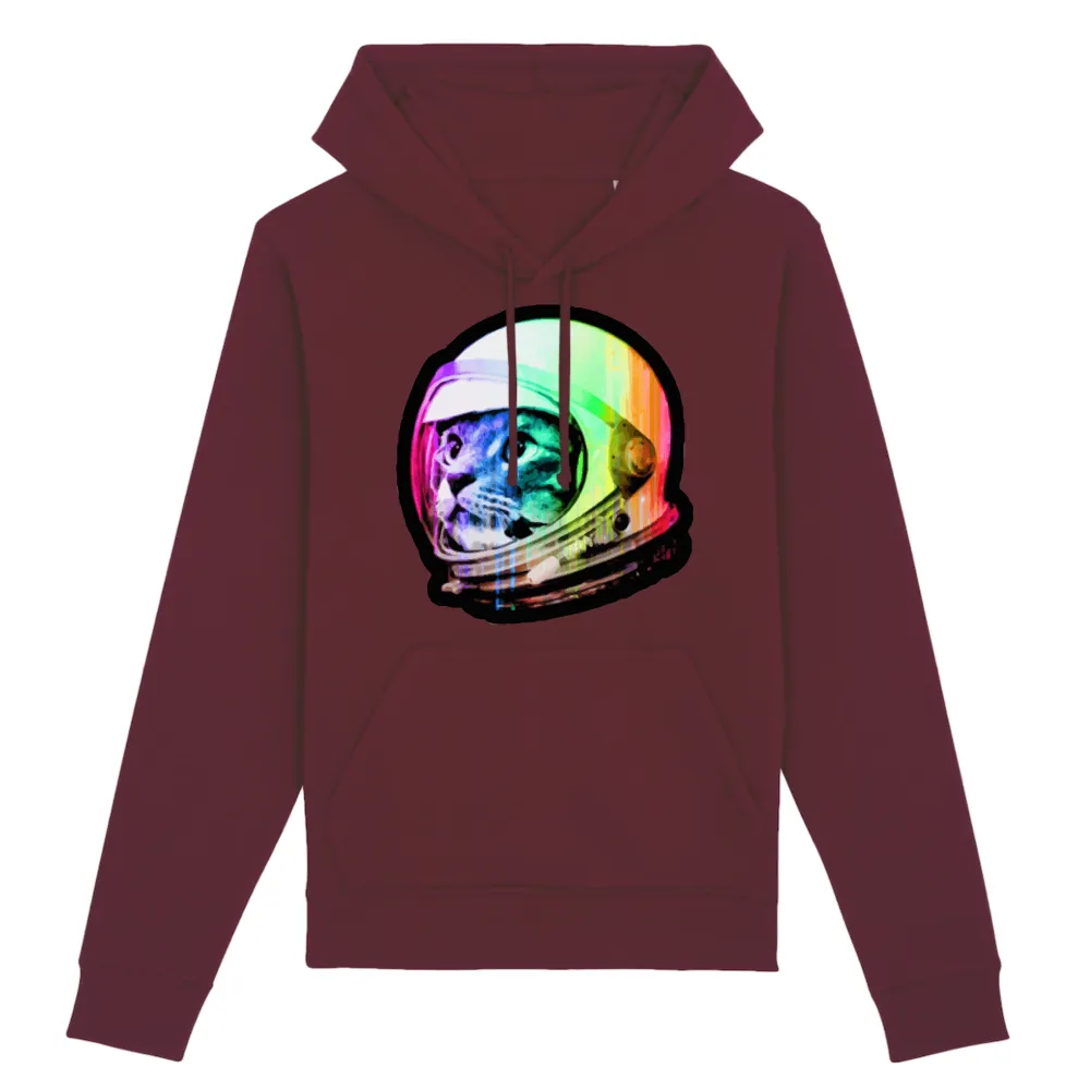 Galaxy Cat Graphic Pullover Hoodie