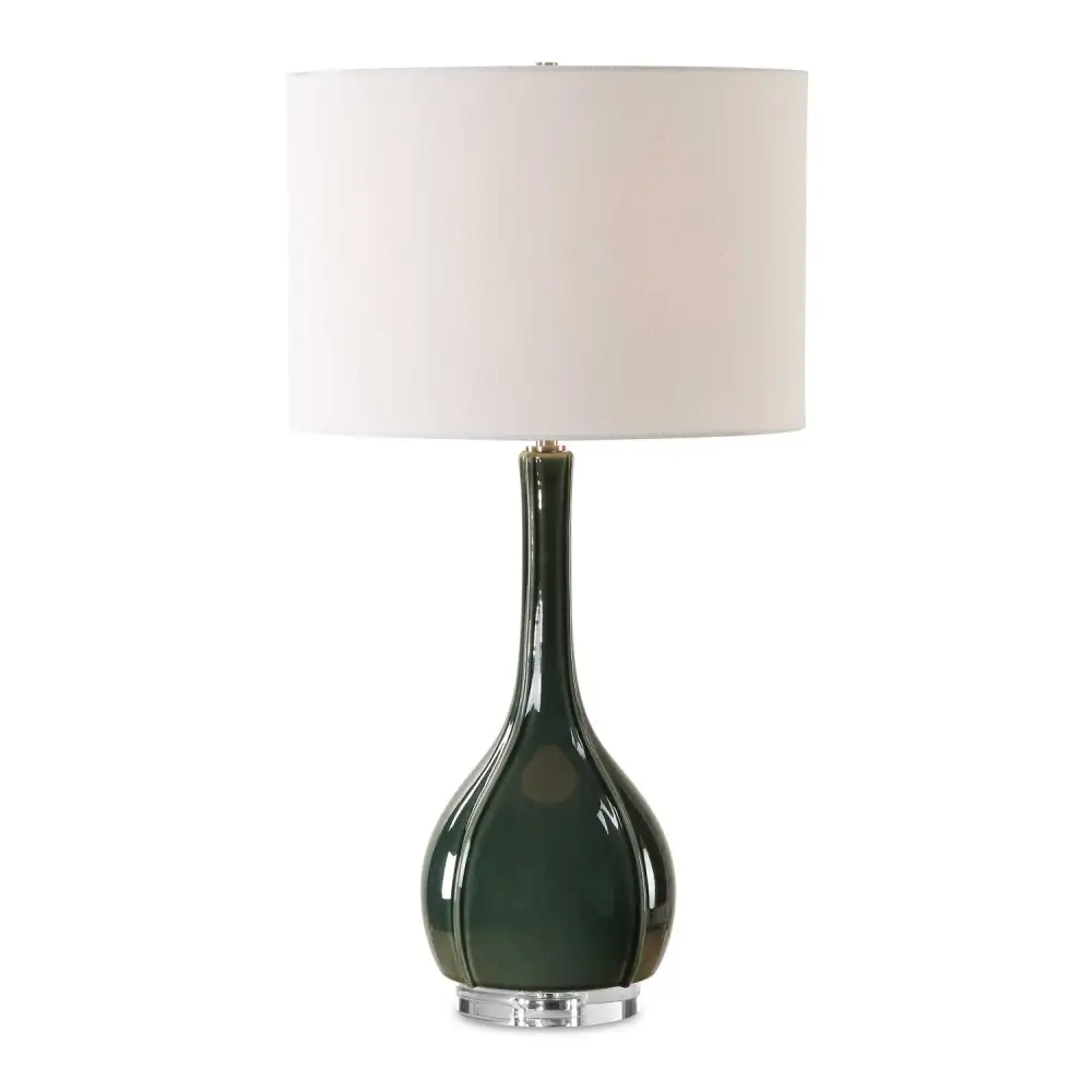 Ceramic Fluted Table Lamp