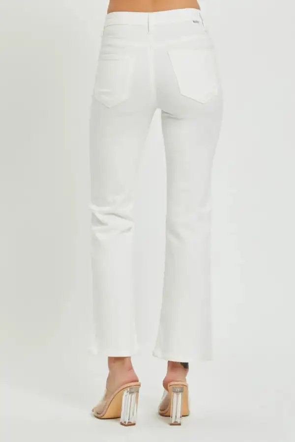 Full Size Mid Rise Jeans With Pockets