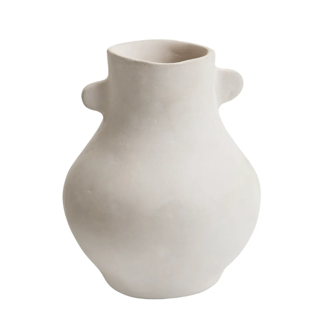 Minimal Paper Mache Decorative Table Vase