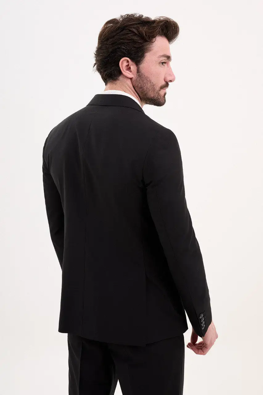 Sophisticated Slim Fit Double Breasted Blazer