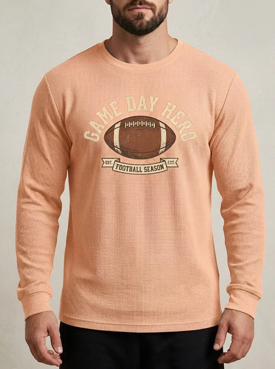 Football Graphic Casual T-Shirt