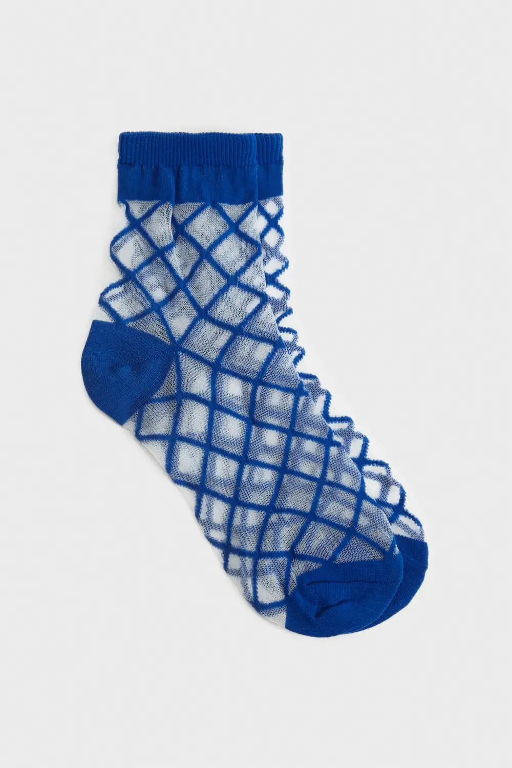 Sheer Criss Cross Socks