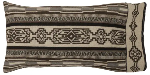 Pine Motif Geometric Bedspread