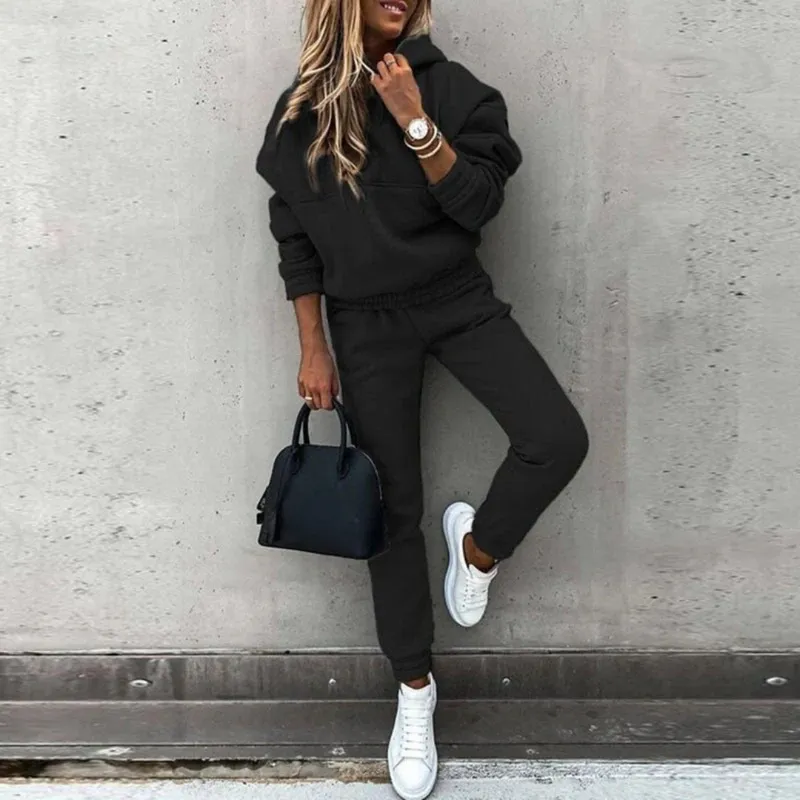 Stretch Fit Hoodie and Joggers Set