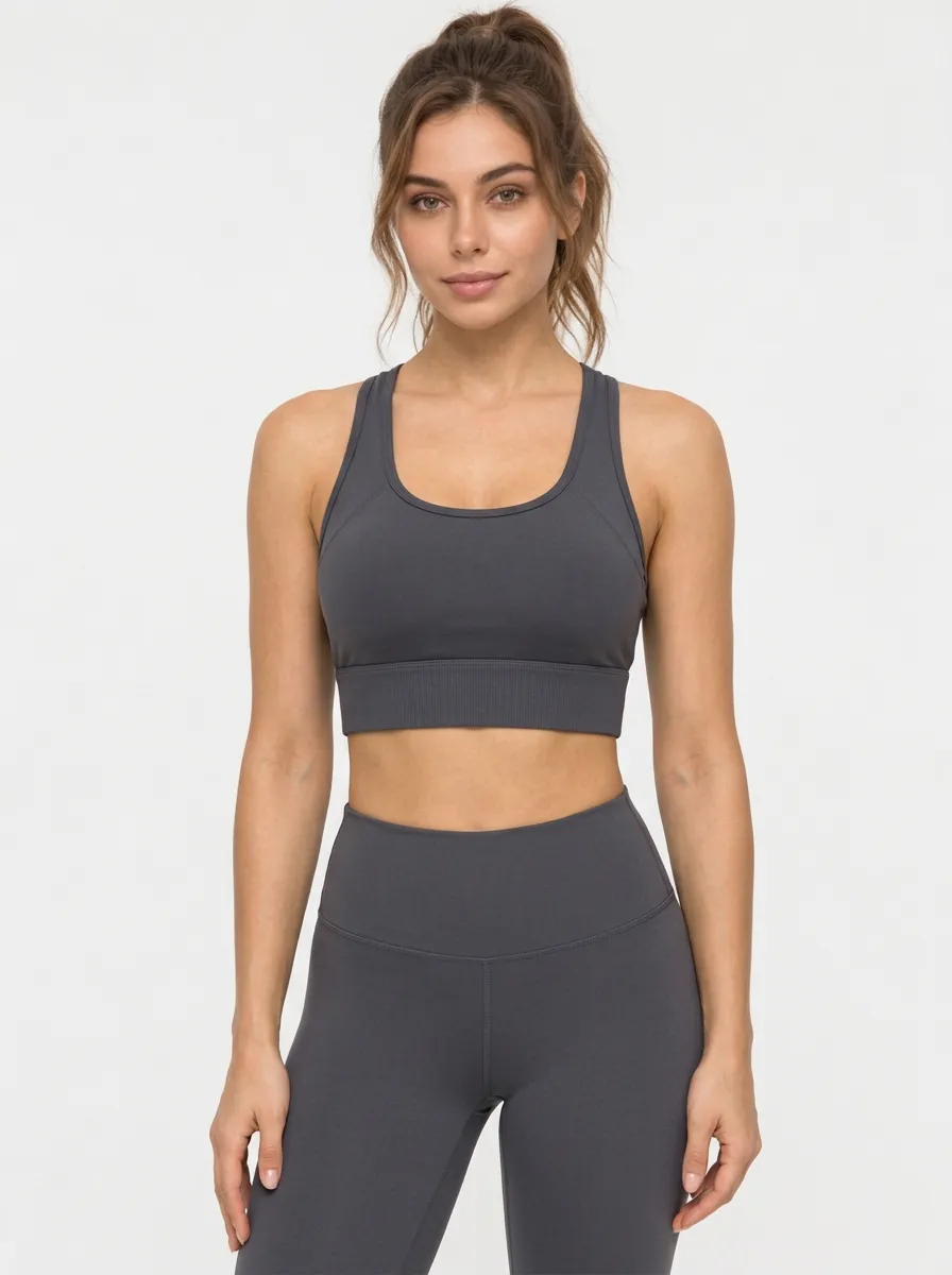 Women's Strappy Crisscross Back Sports Bra