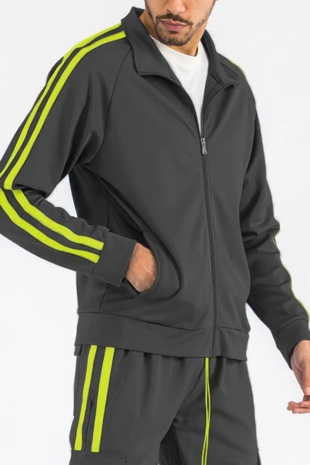 Double Stripe Track Jacket