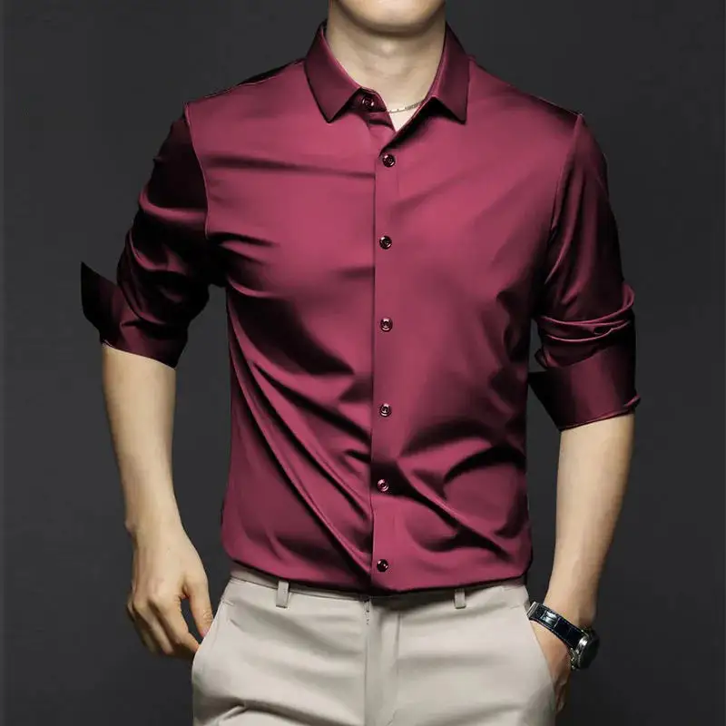 Men's Classic Button-Down Dress Shirt