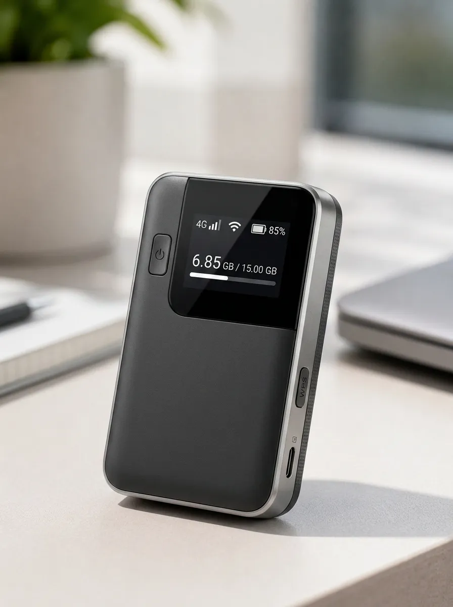 4G Data Display Travel Hotspot