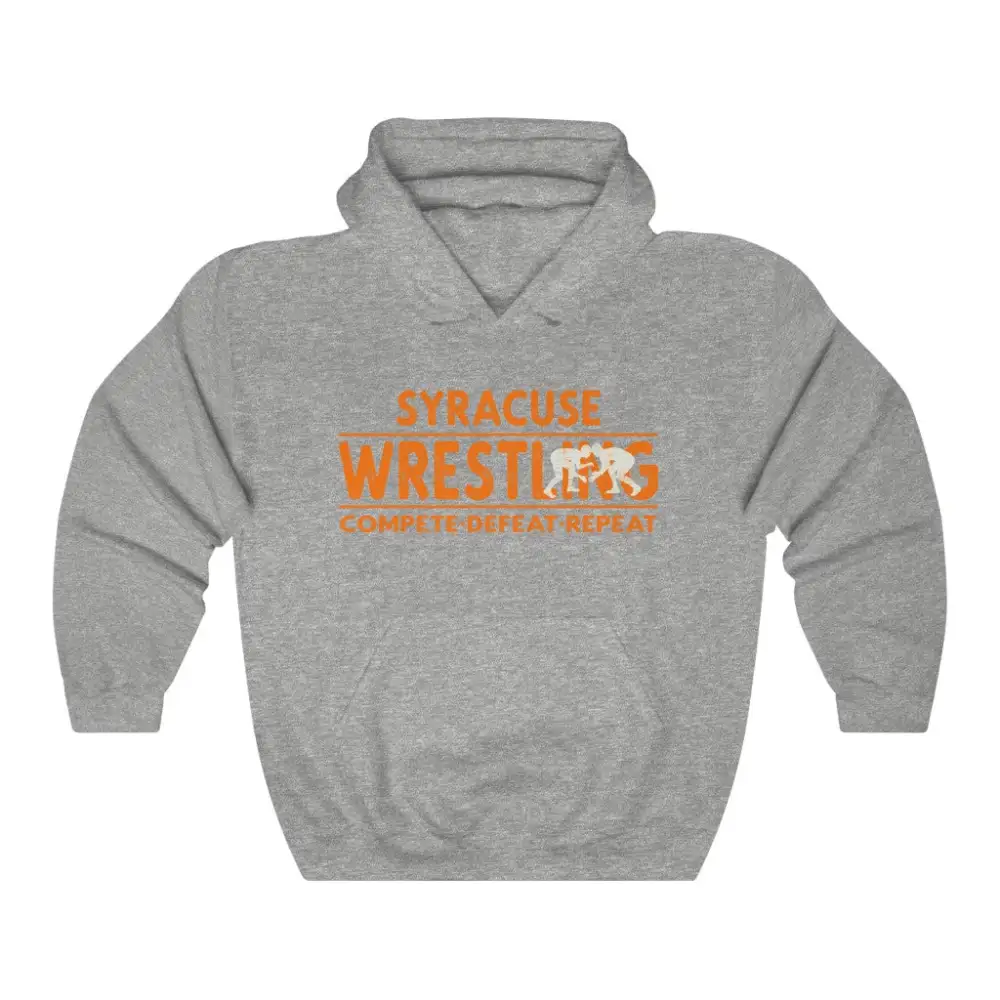 Motivational Text Wrestling Graphic Pullover Hoodie