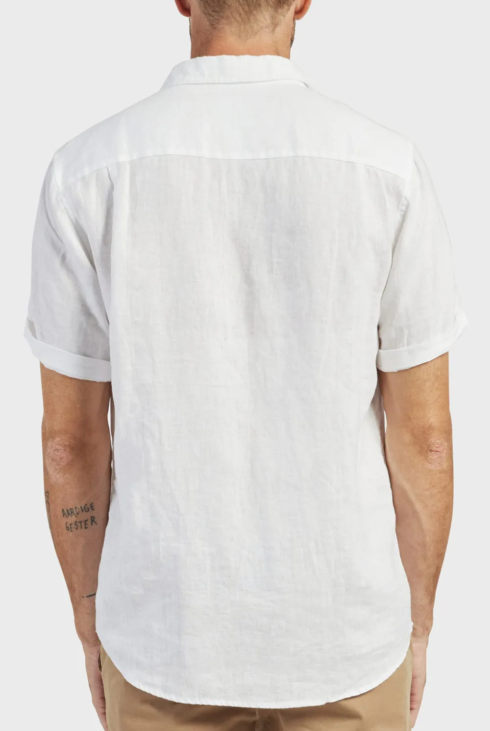 Breathable Linen Blend Short Sleeve Button Up Shirt