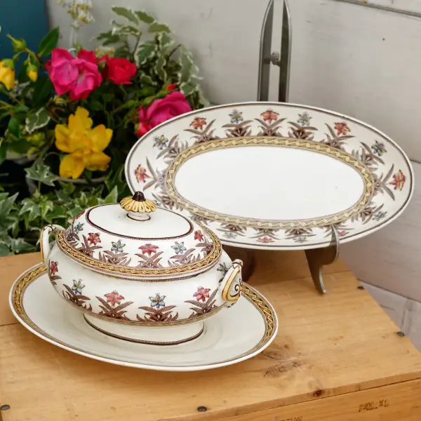 Tabletop Transferware Gravy Boat