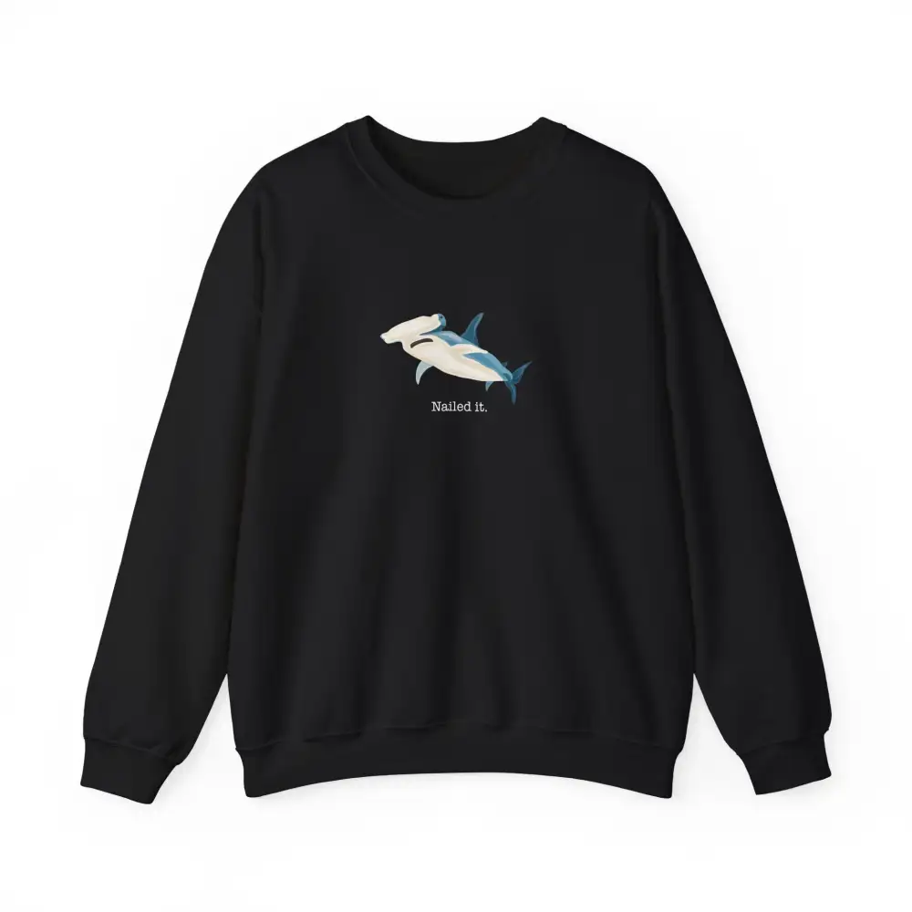 Shark Victory Graphic Crewneck Sweatshirt