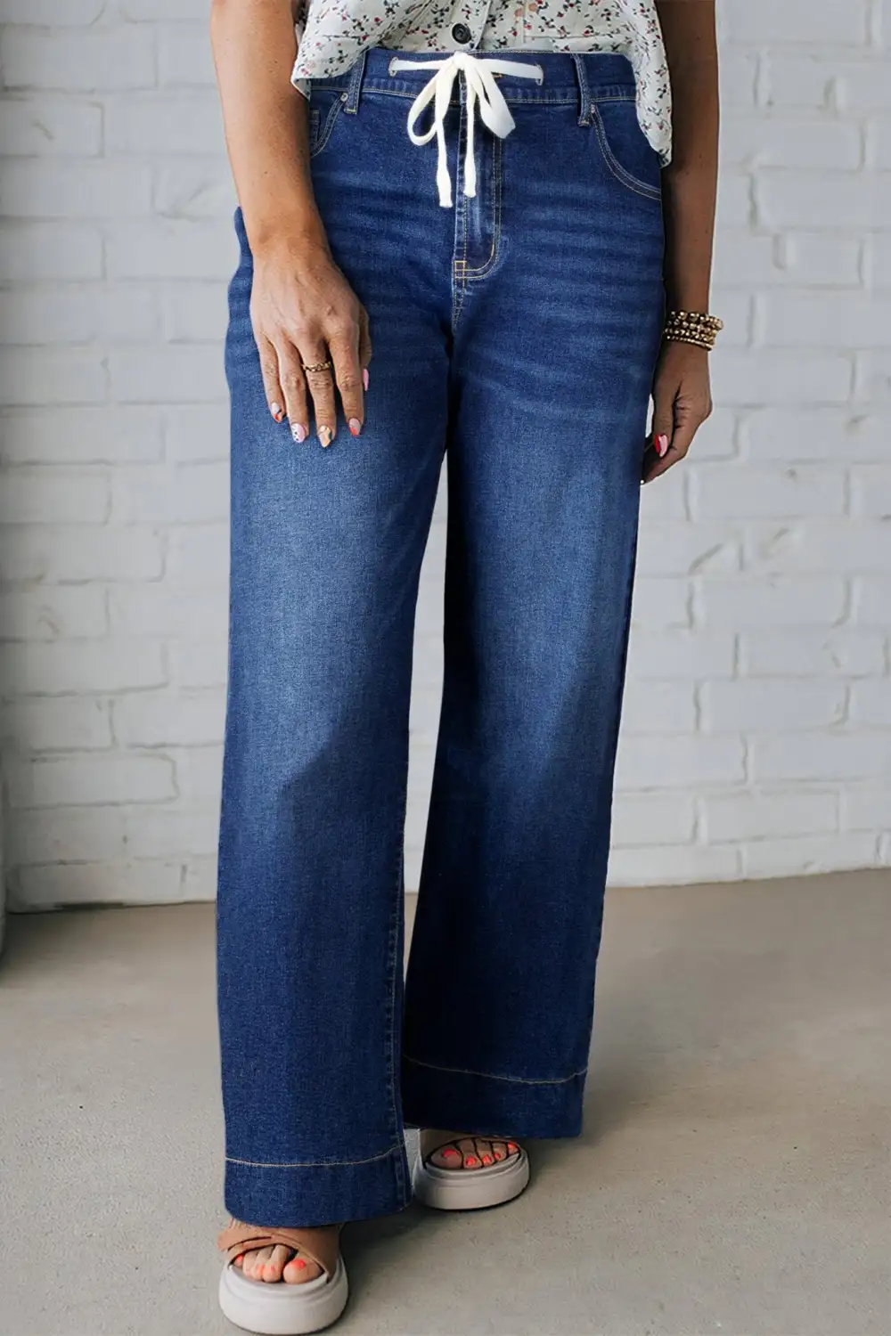 Layered Effortless Lace Jeans