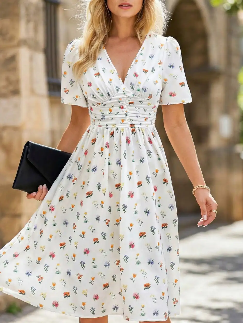 Short Sleeve Mini Dress