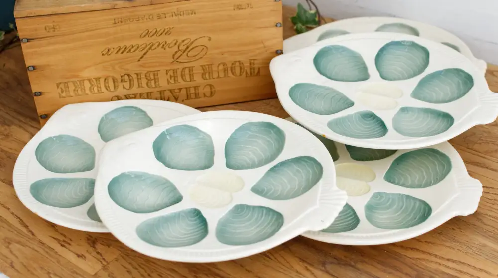 Classic Porcelain Oyster Plate