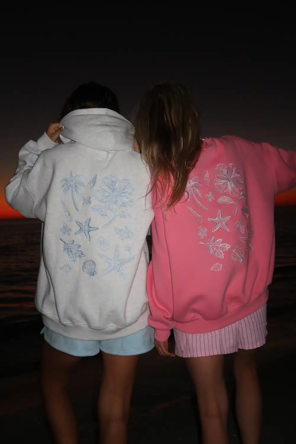 Tropical Embroider Hoodie
