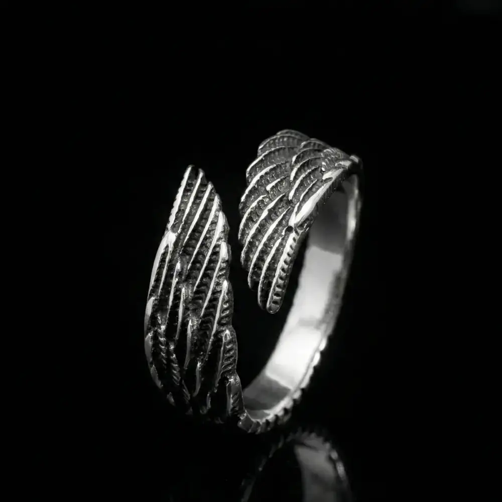 Men's Angel Wing Ring