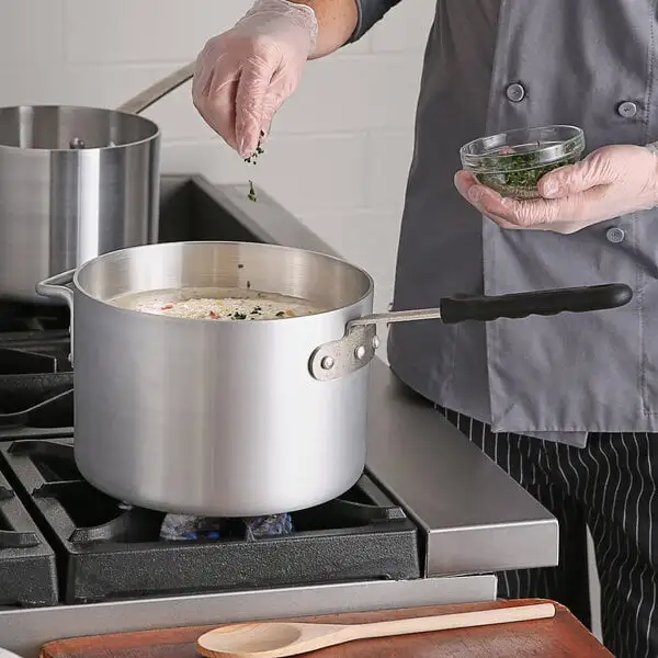 Everyday Aluminum Sauce Pan with Silicone Handle