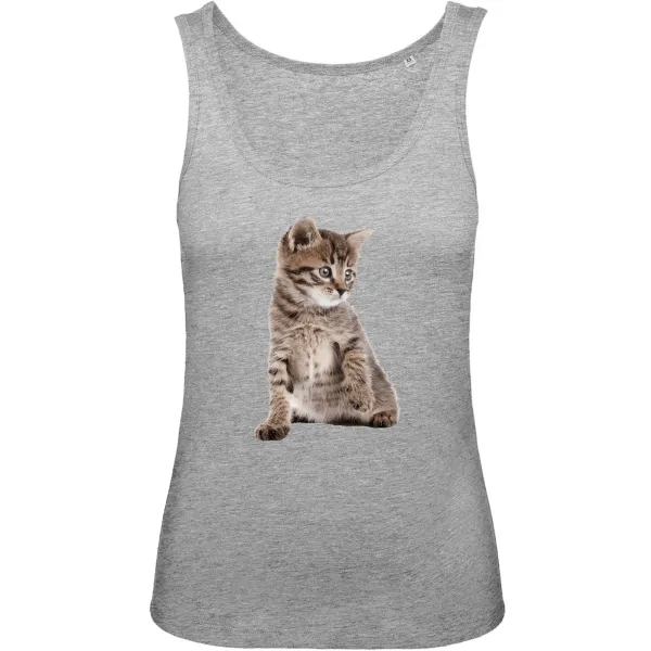 Kitten Smile Graphic Tank