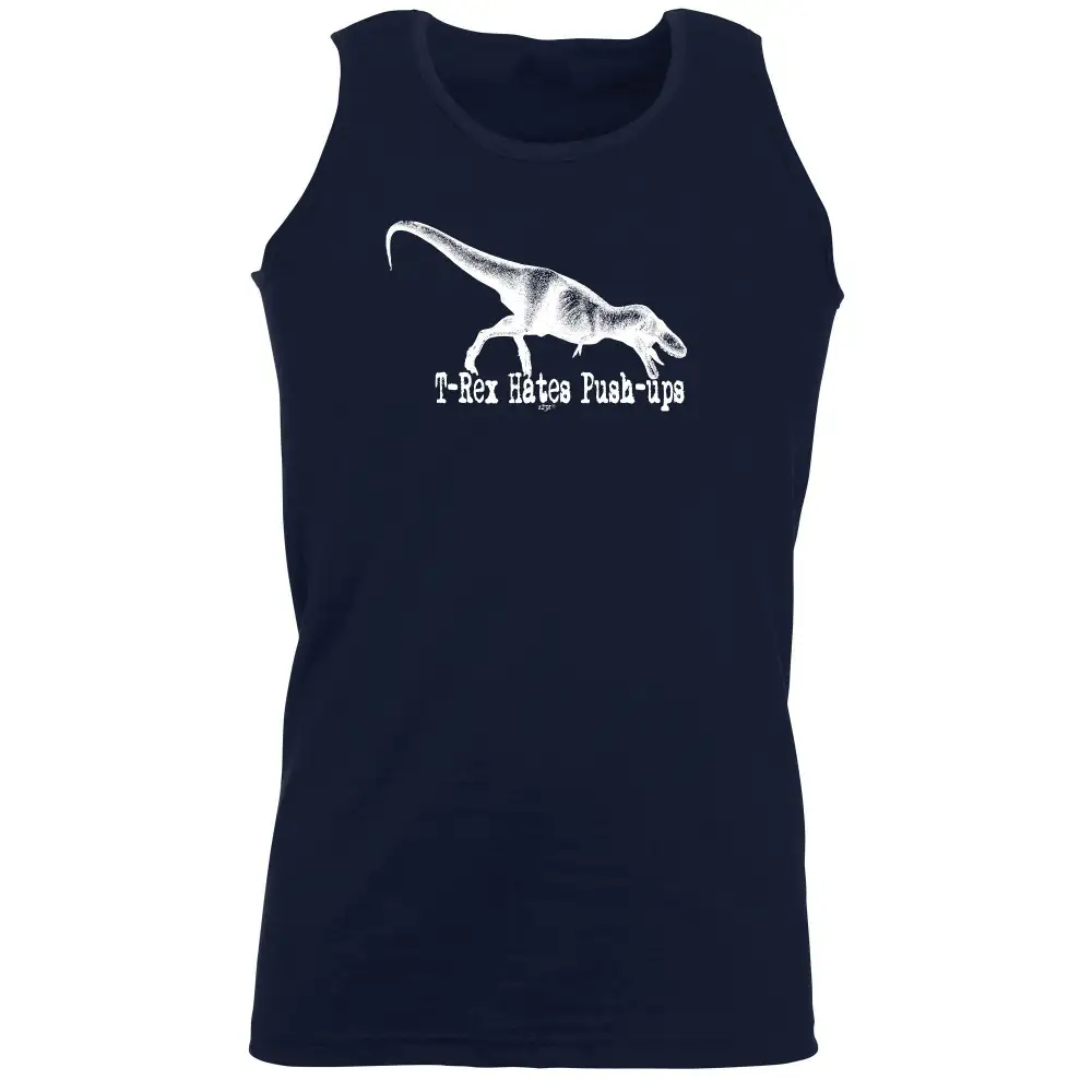 Dinosaur Pushup Graphic Tank Top