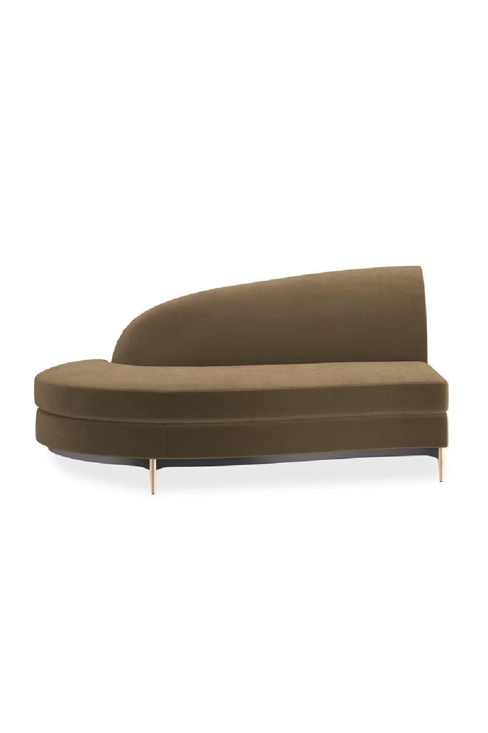 Contemporary Sectional Velvet Sectional Sofa
