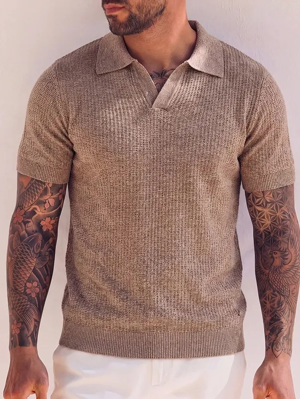 Brown Clean Fit Shirt Clean Cut