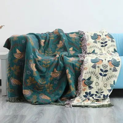 Tassel Boho Cotton Decorative Throw Blanket