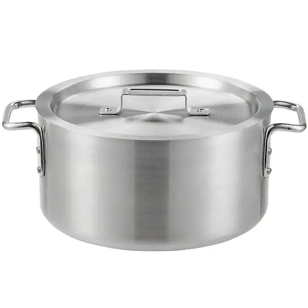 Compact Aluminum Sauce Pot with Cover