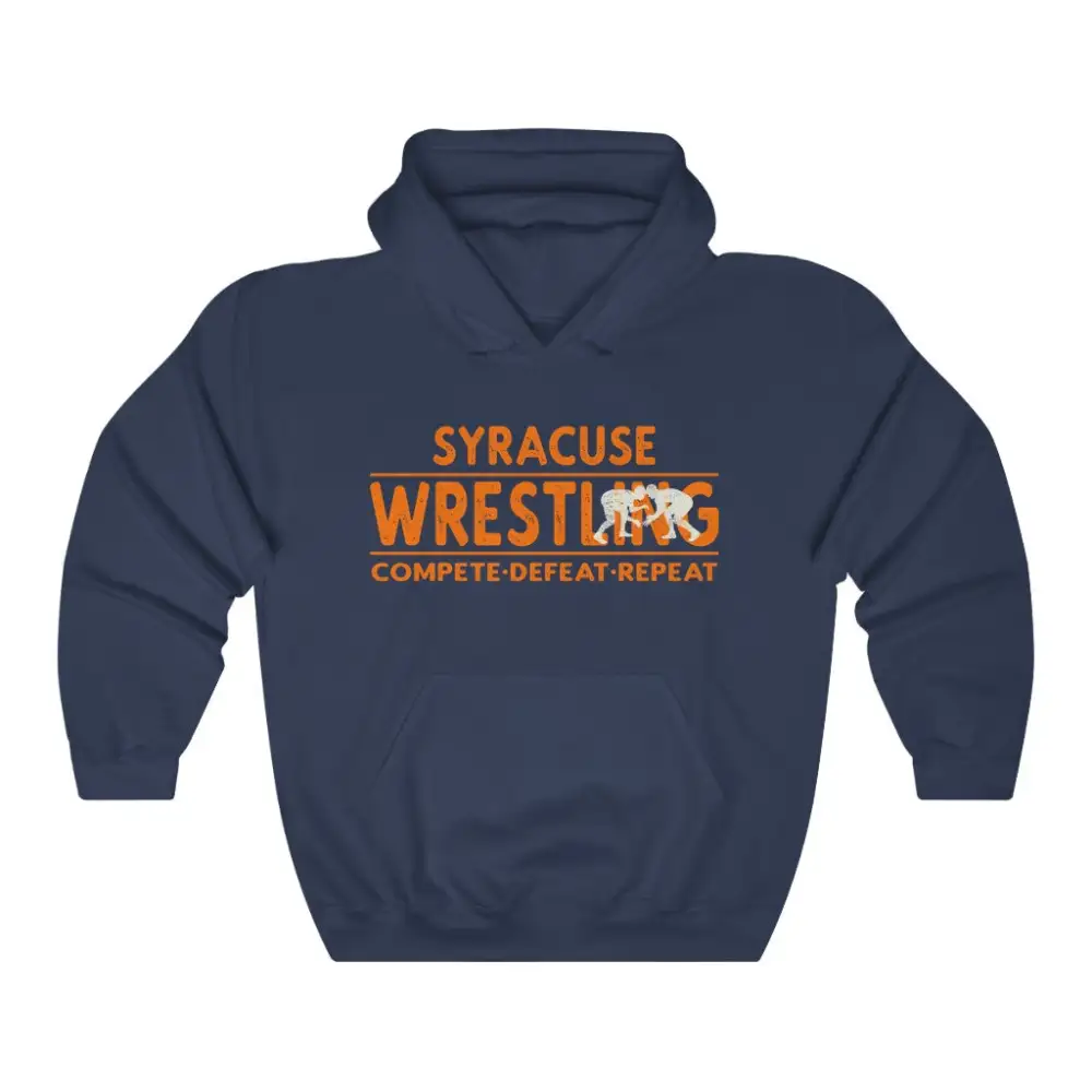 Motivational Text Wrestling Graphic Pullover Hoodie