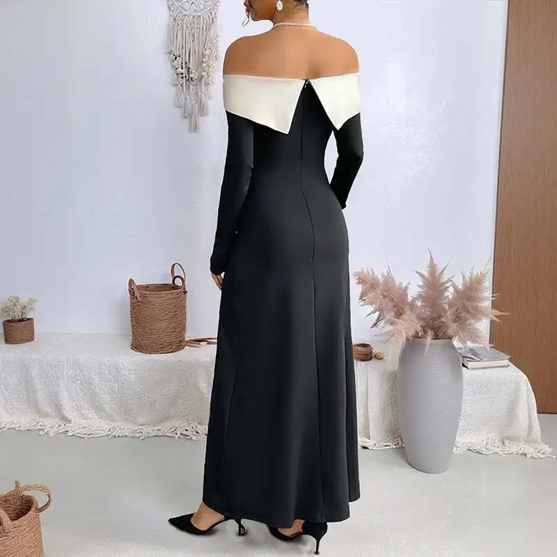 Women's Sleeveless Ruffled Bridal Maxi Dress
