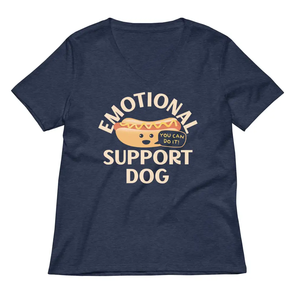 Dog Animal V Neck Tee