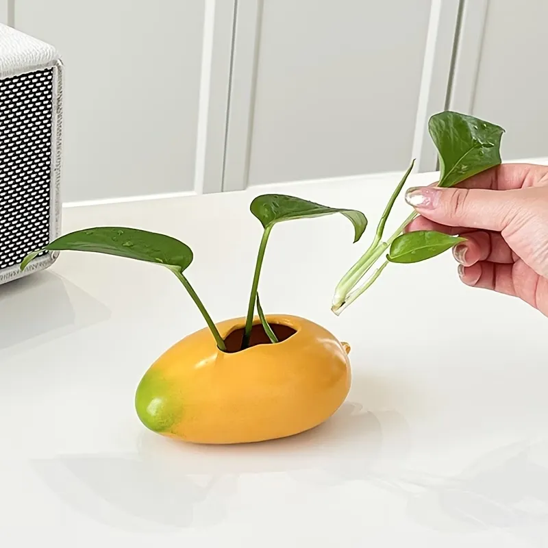 Mango-Shaped Vase