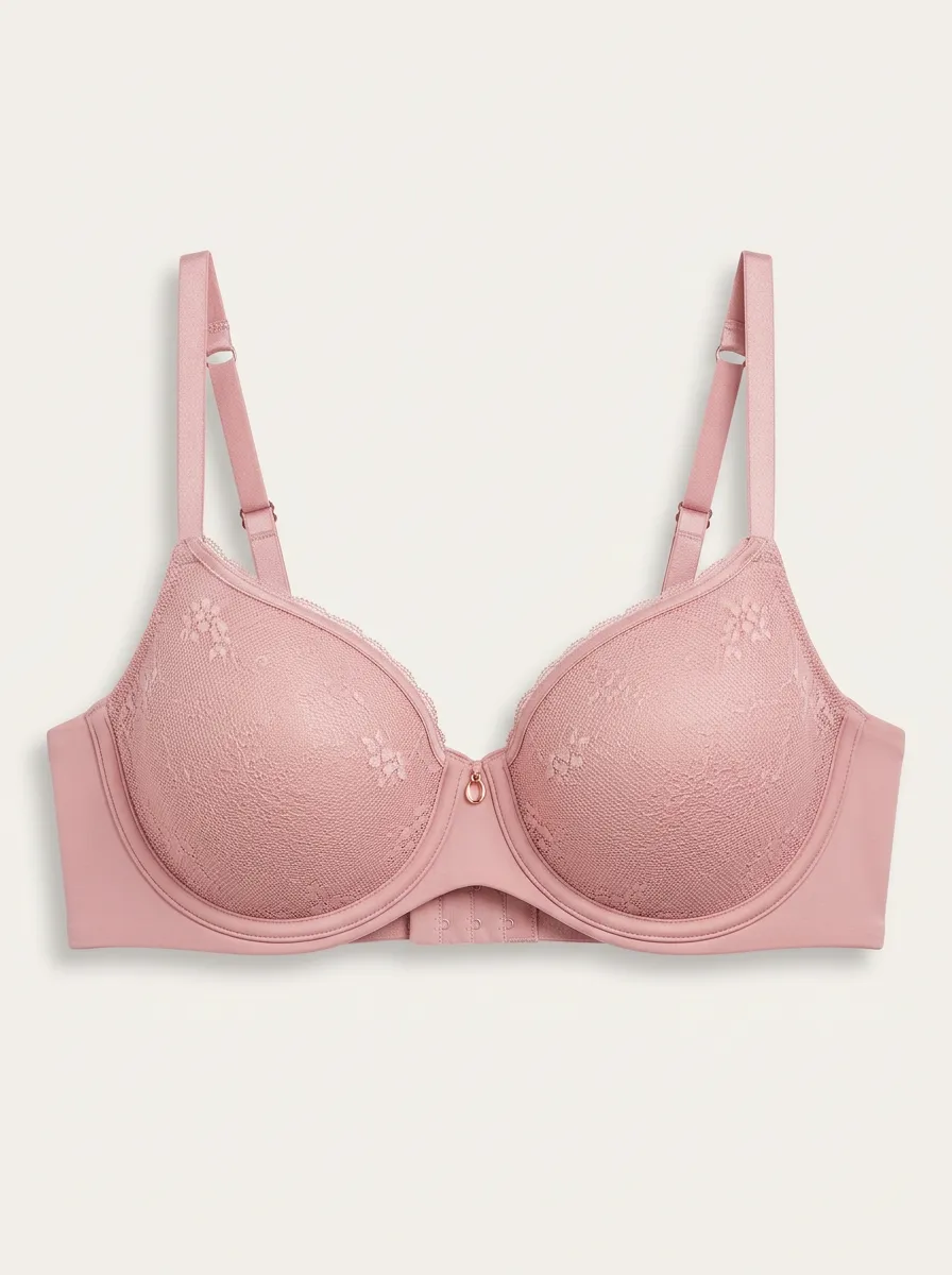 Classic Underwire Lace Floral Design Women's Bra