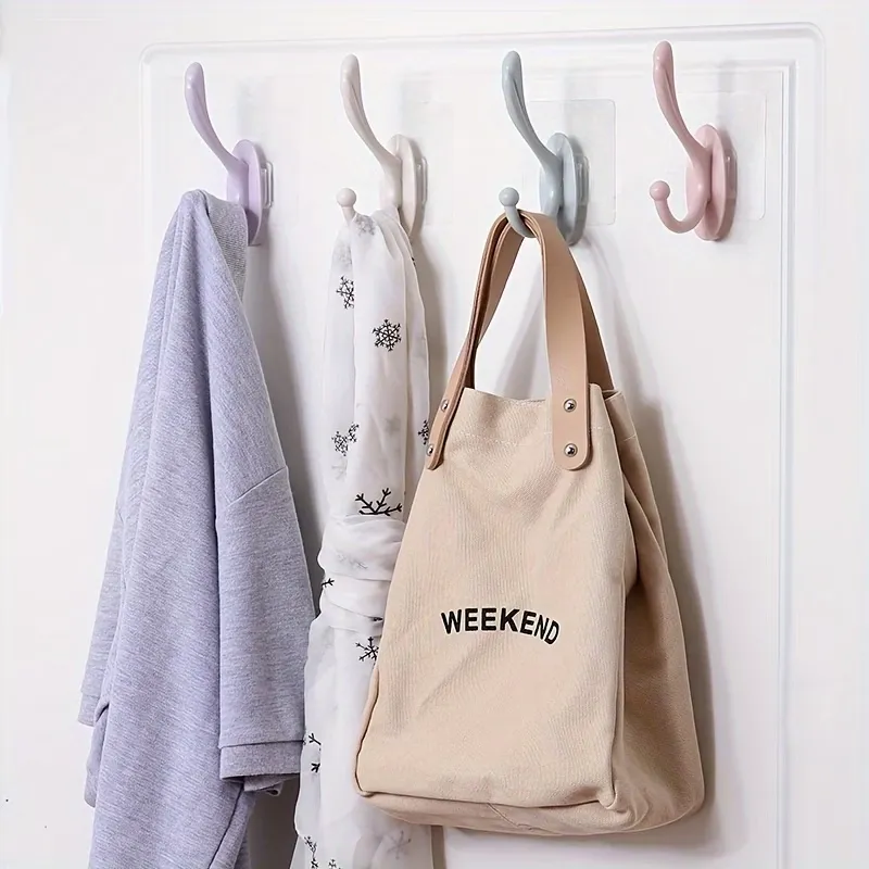 2 Pcs Adhesive Wall Hook
