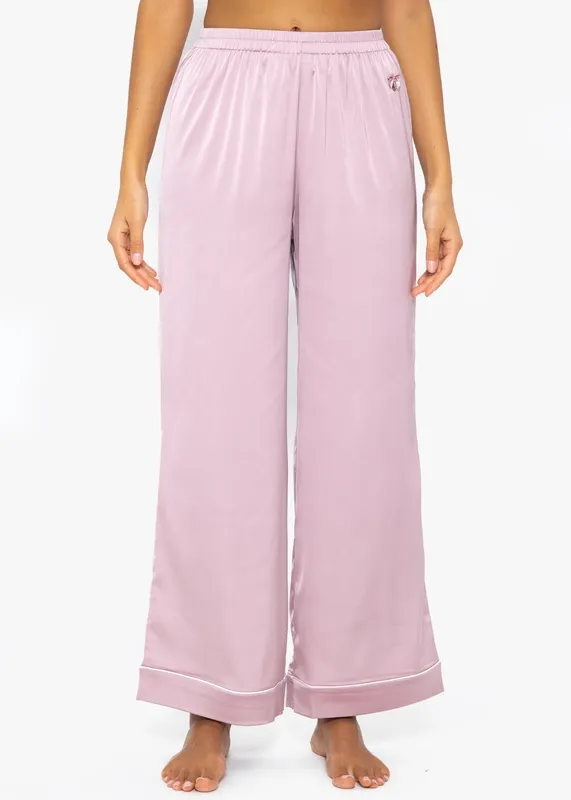 Pink Satin Everyday Pants