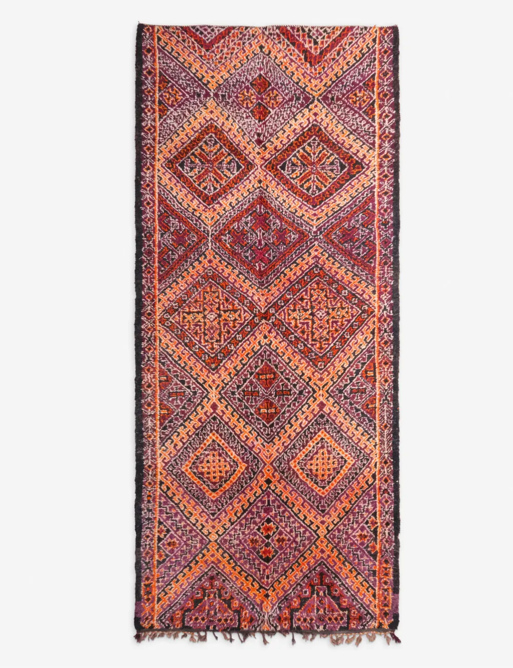 Handcrafted Artisan Moroccan Inspired Hand Knotted Wool Area Rug
